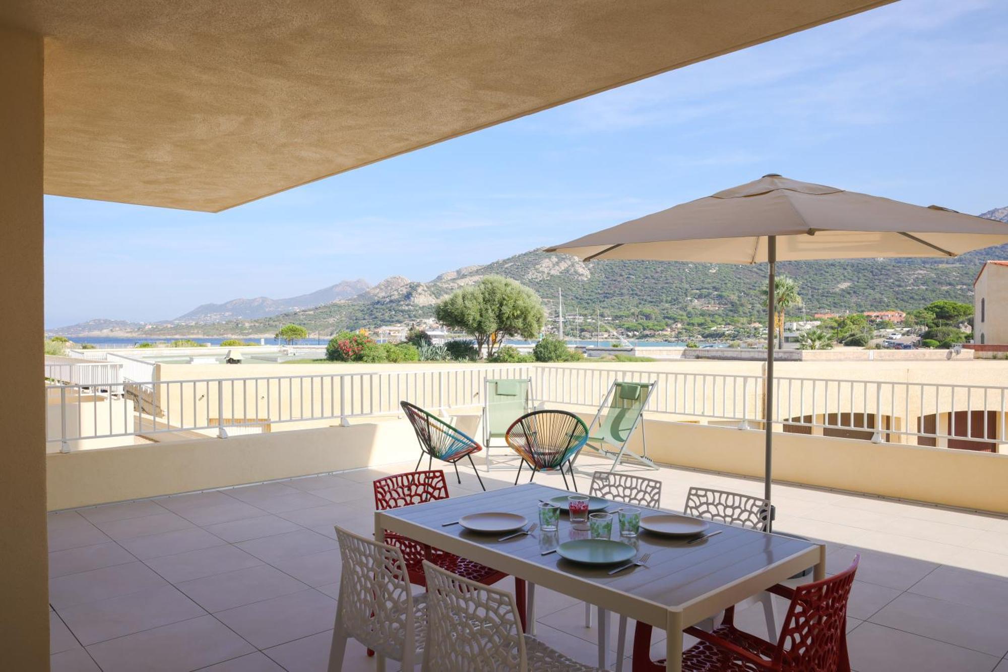 Appartement La Balagne , Bord De Mer, Grande Terrasse, Sant'Ambroggio Lumio  Zewnętrze zdjęcie